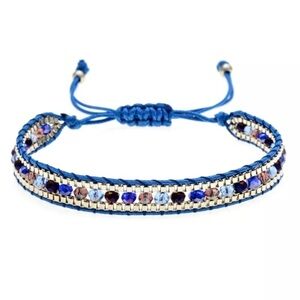 ⭐️ 5 for $25 Bohemian Weave Rope Crystal Bracelet